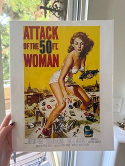 Attack of the 50ft Woman Movie Poster