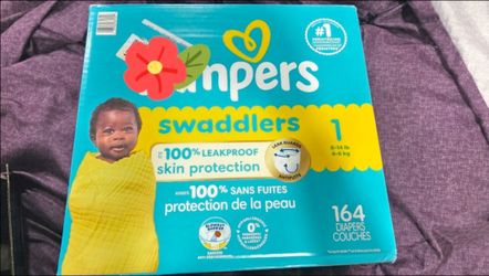 Pampers diapers box size 1