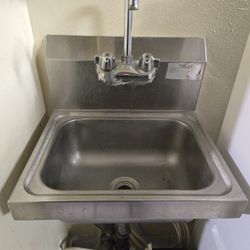 Commercial Stainless Hand Sink Two