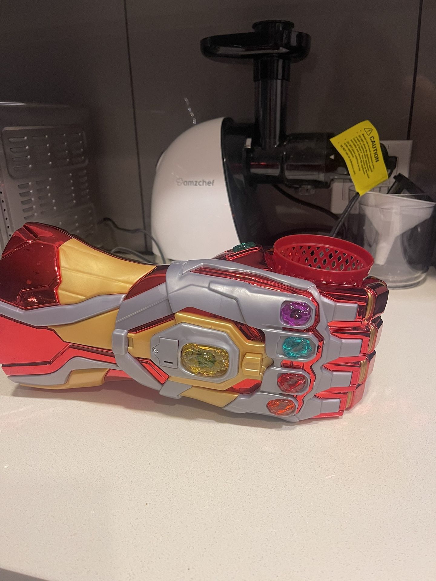 Disneyland Avengers Campus Iron Man Infinity Gauntlet Souvenir Cup Holder - Disney Parks