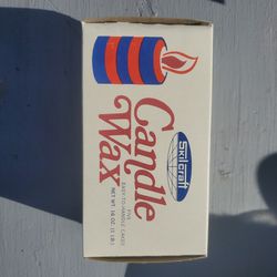 Vintage skill craft candle wax 1 pound boxes