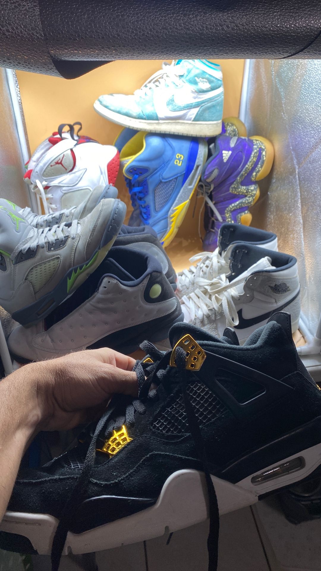 Jordan 1 Jordan 4 Kobe Nike Shoes Different Sizes