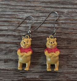 Vintage 1990's Winnie The Pooh Earrings