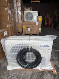 2089-Antifir Mini Split Air Conditioner & Heater,18000 BTU Wifi Enabled 208/230V, 21 SEER2, Heating and Cooling,Wall Mount Ductless Inverter System, C