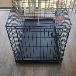 Single Door Folding Metal 36 Inch Crate