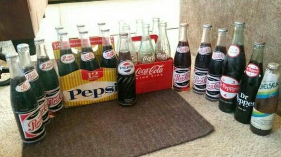 Original Pepsi bottles