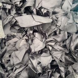 Black Satin Chair Sash Used Once For A Wedding 