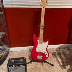 Fender Bronco Bass and Amp