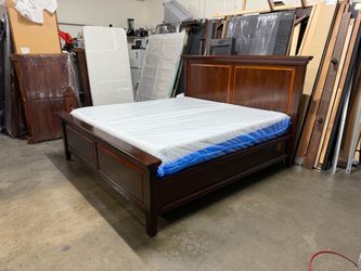 King bed with mattress $380