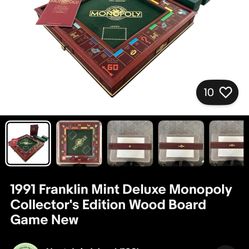 Monopoly Delux Collectors Edition 