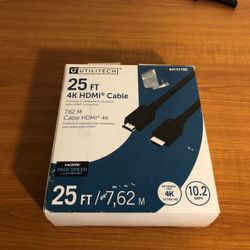 Utilitech 25ft 4K HDMI Cable 