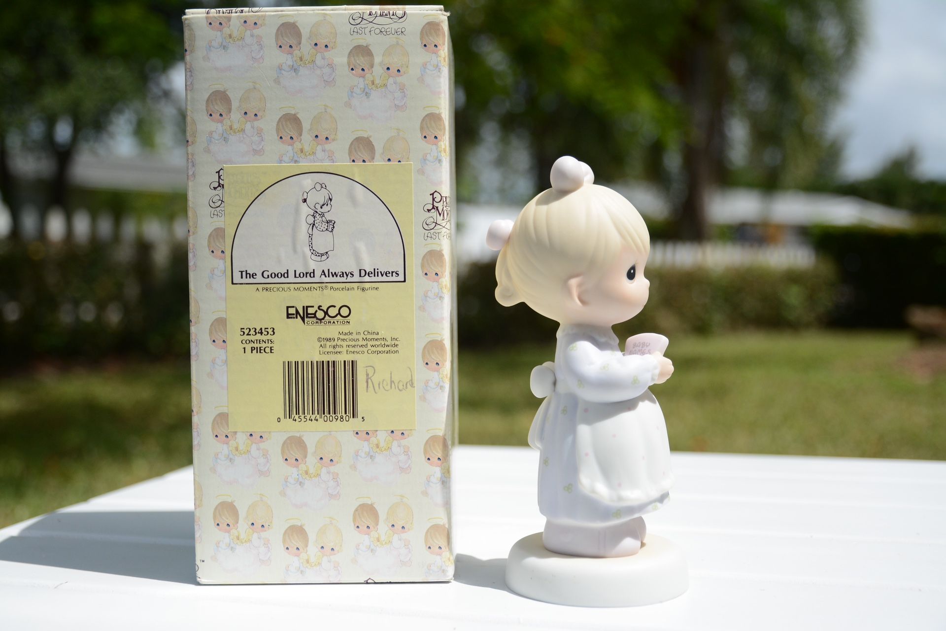 Precious Moments “The Good Lord Always Delivers” Figurine