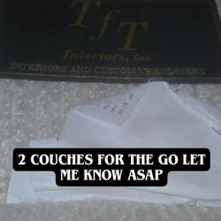 2 Couches For Sale No Low Ball Set Price An Lets Do Business