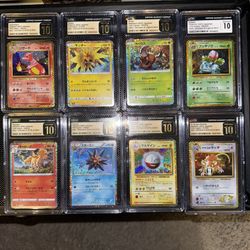 19 Pokemon Slabs CGC PRISTINE 10 Classic Collection
