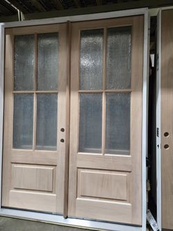 Mahogany Exterior Doors Available