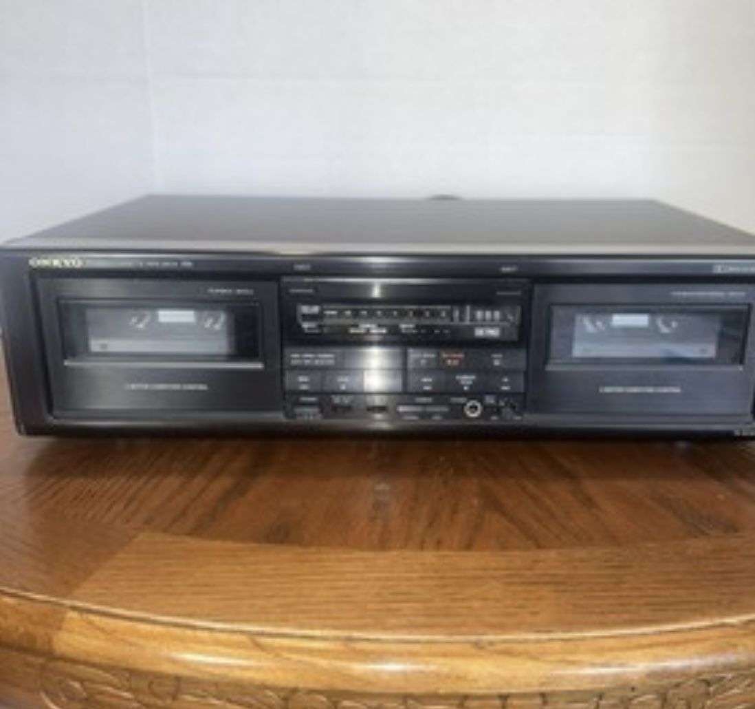 Mint Condition ONKYO ~TA-RW311~ R1 DUAL STEREO CASSETTE TAPE DECK HIGH SPEED DUB/MOTOR CONTROL