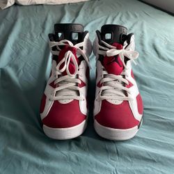 Jordan Six Carmine Size 8 Worn Once Authentic