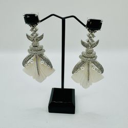 Remarkable Handcrafted Cubic Zirconia Earrings