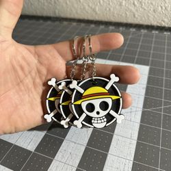 3d Printed One Piece Keychain 