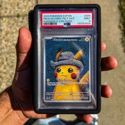 Pikachu With Grey Felt Hat 