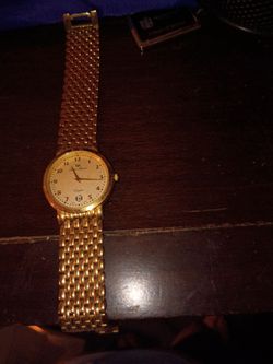 Lucien Piccard Gold-Tone Quartz Watch