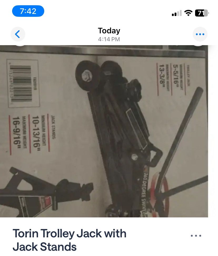 Brand New Jack With Two Stands