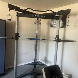 Power Bench Press Rack With Weights