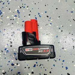 🔥 3.0 M12 Milwaukee Battery 