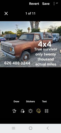 1978 Dodge 4x4 only 20k miles original