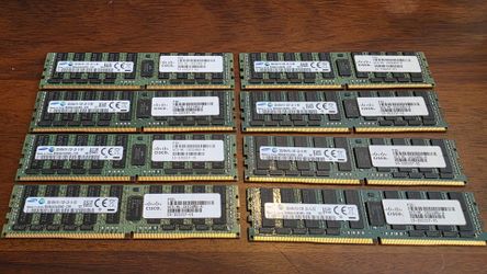 8 x Samsung Cisco 32GB PC4-2133P  DDR4 NAS Server RAM