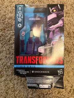 Transformers Shockwave Figure Sealed damaged box