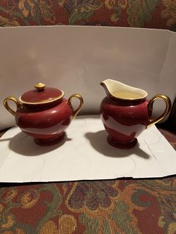 Steubenville Creamer & Sugar Bowl