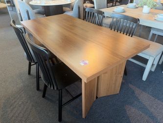 Five-piece dining table and chair set，$180