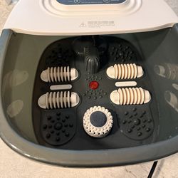 NIKSA Foot Spa Heat Bubbles Vibration