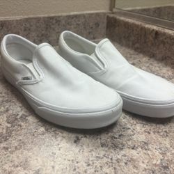 White VANS 