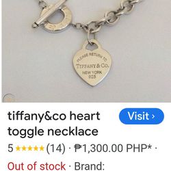 Tiffany&Co Heart necklace
