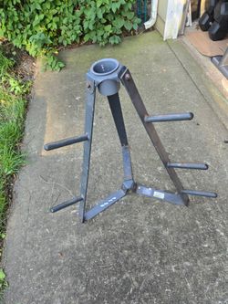 Pyramid Shaped Standard 1inch Weight Plate Tree