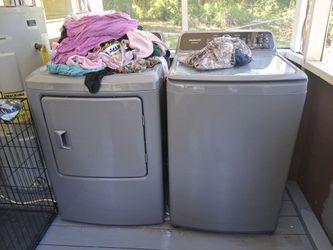Washer and dryer both together