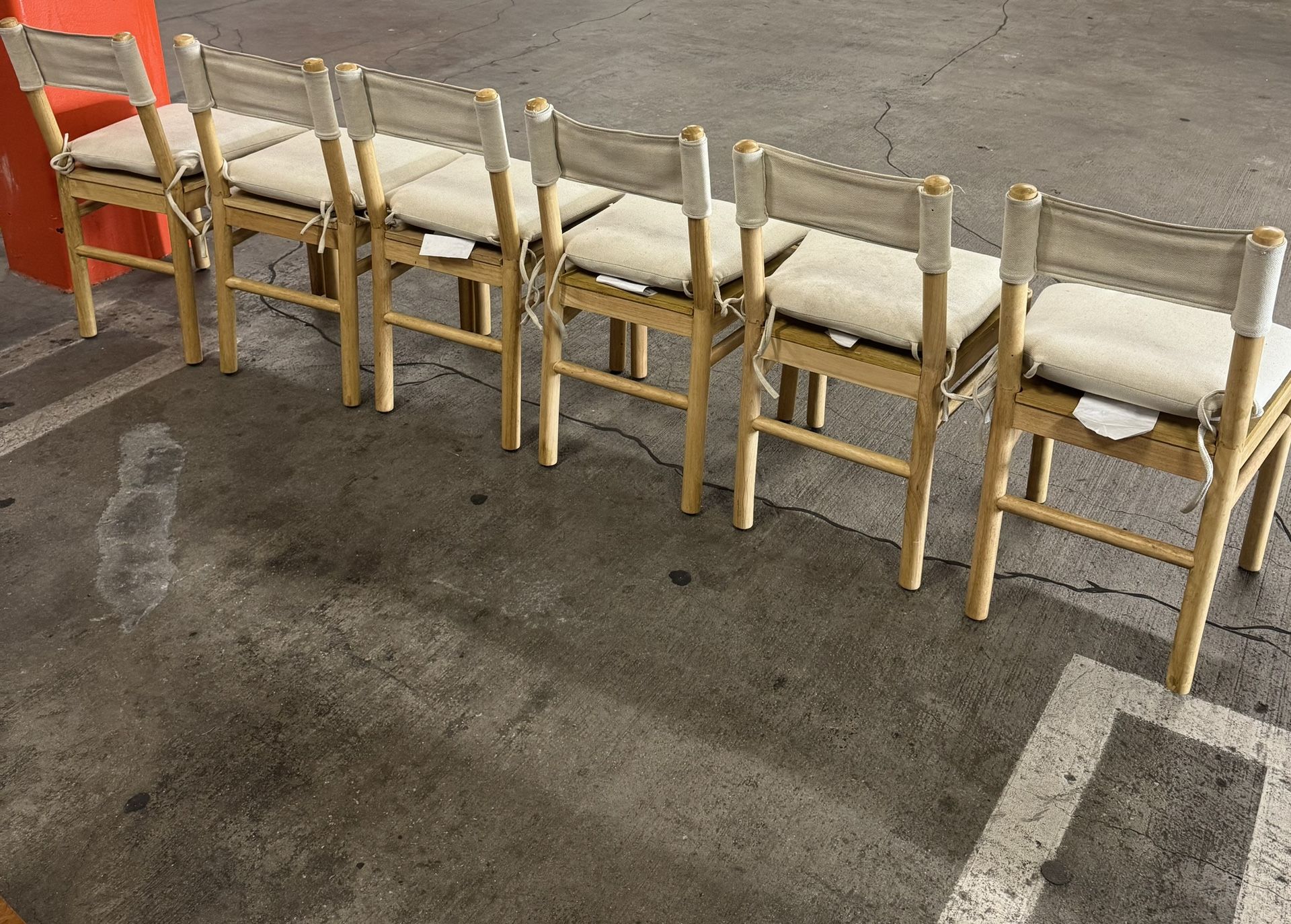 Set Of 6 Mid Century Modern Dining Chairs