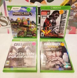 Xbox One Video Games Minecraft Call Of Duty Metal Gear Solid D.E.