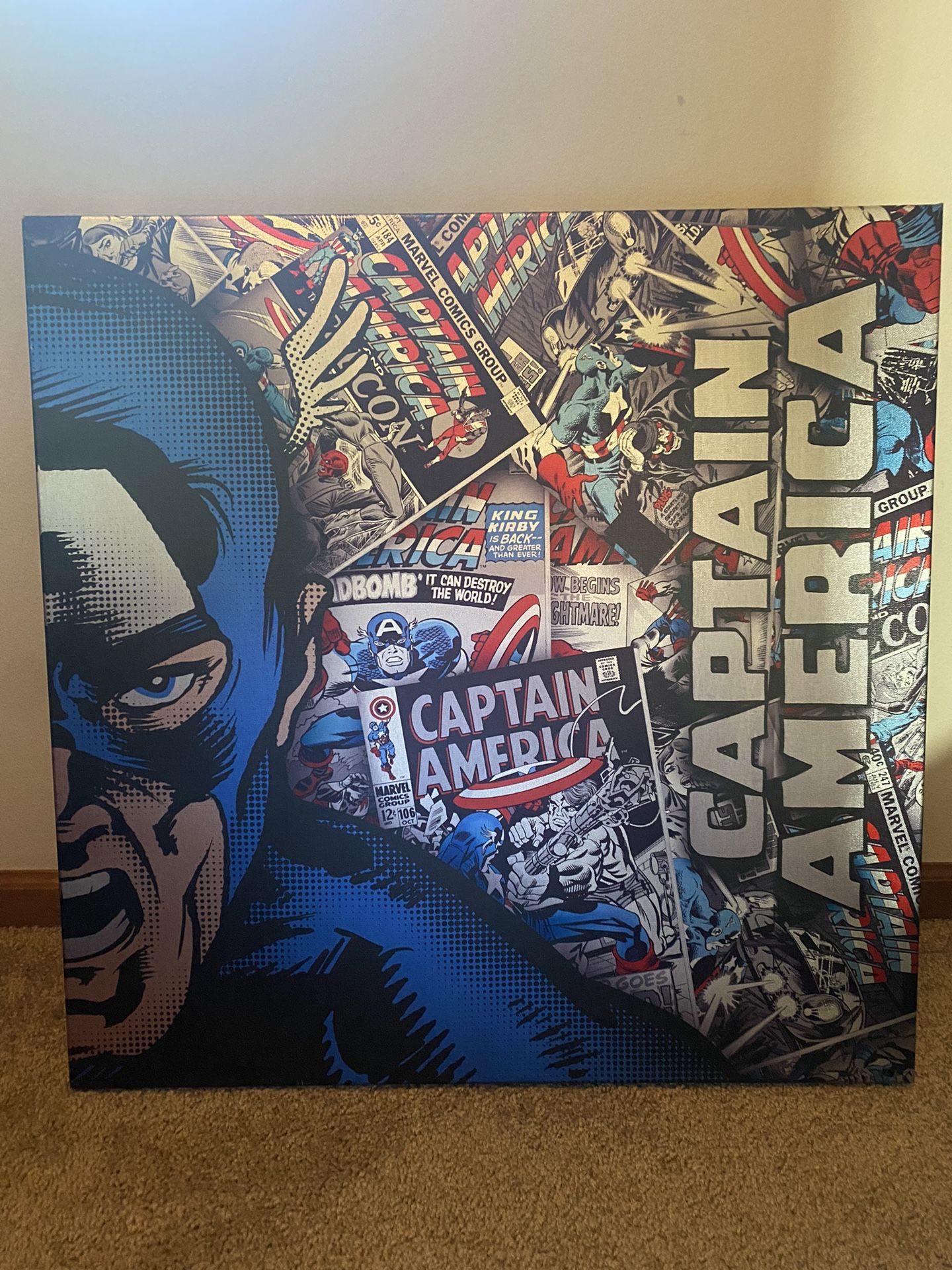 Captain America Canvas Picture