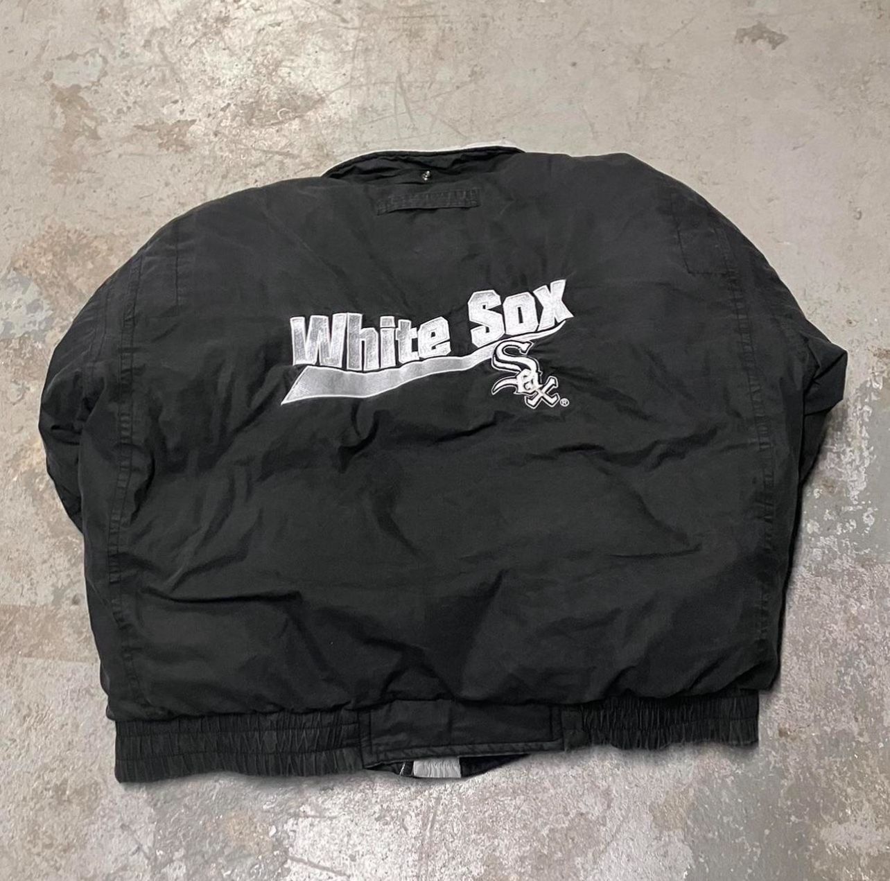 Vintage White Sox Bomber Jacket