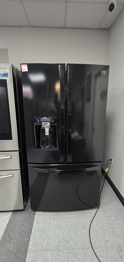 Kenmore Elite French Door Fridge – Black, Ice/Water Dispenser