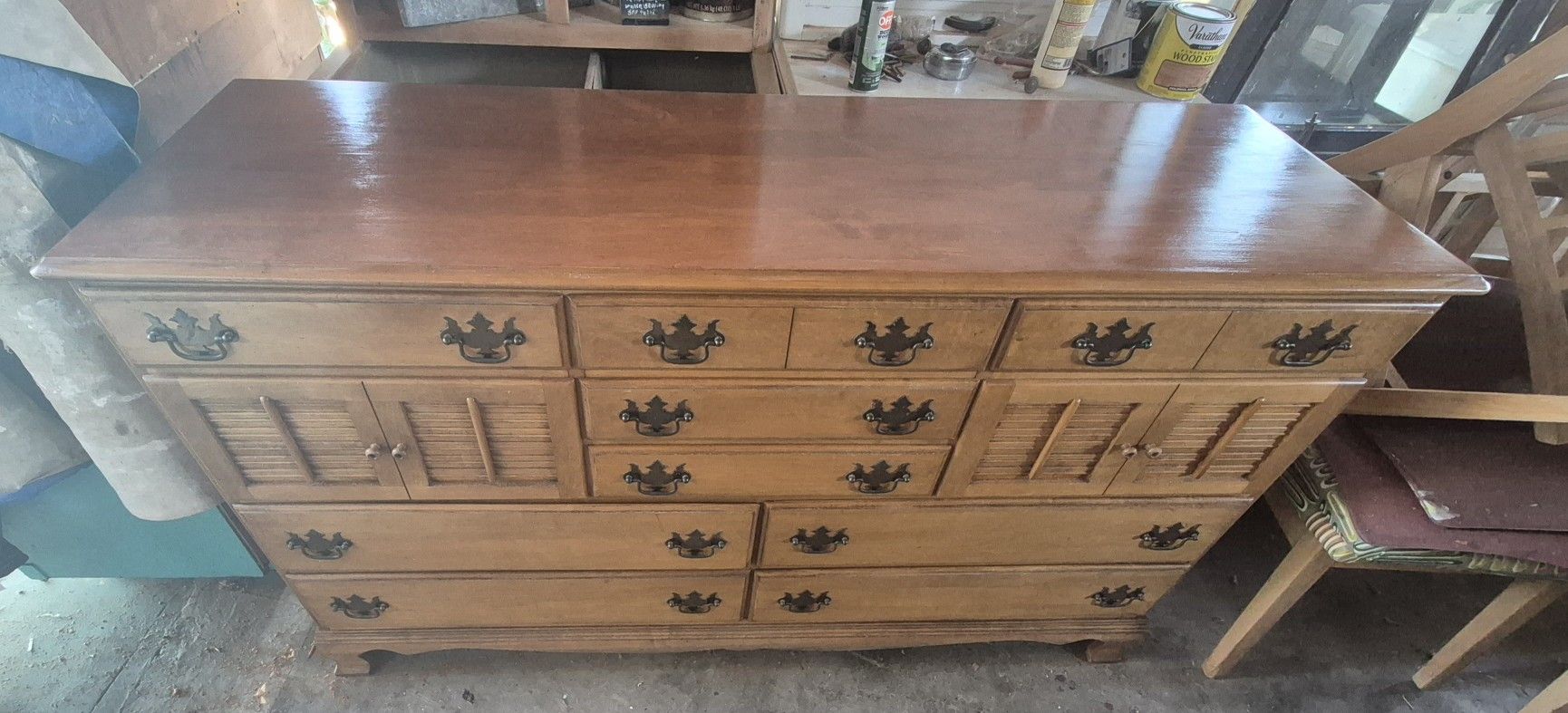 John Alden mid century 11 draw Maple Dresser
 From Panorama City. 