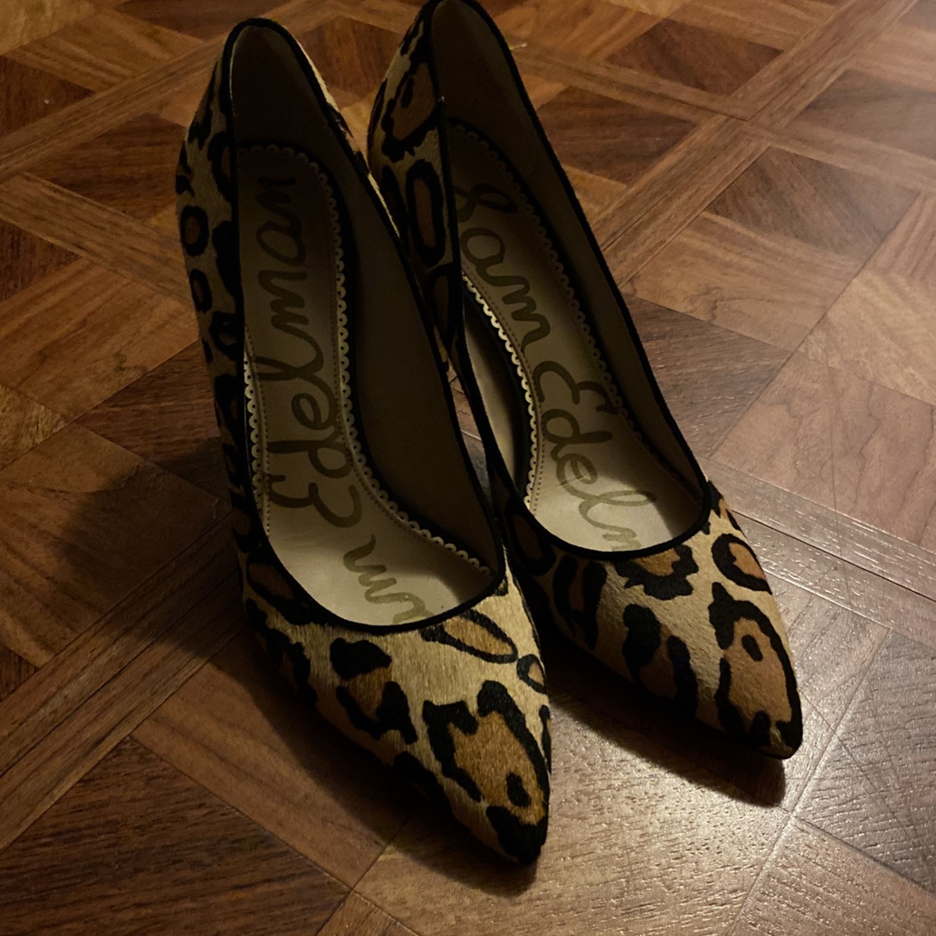 Leopard heels