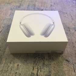 AirPods Max Silver With White Headband And White Case