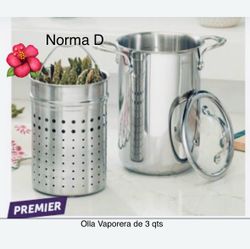 Olla Vaporera de 3 qts nueva en su caja 🌺 princess house 🌺