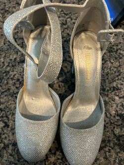 Silver heels