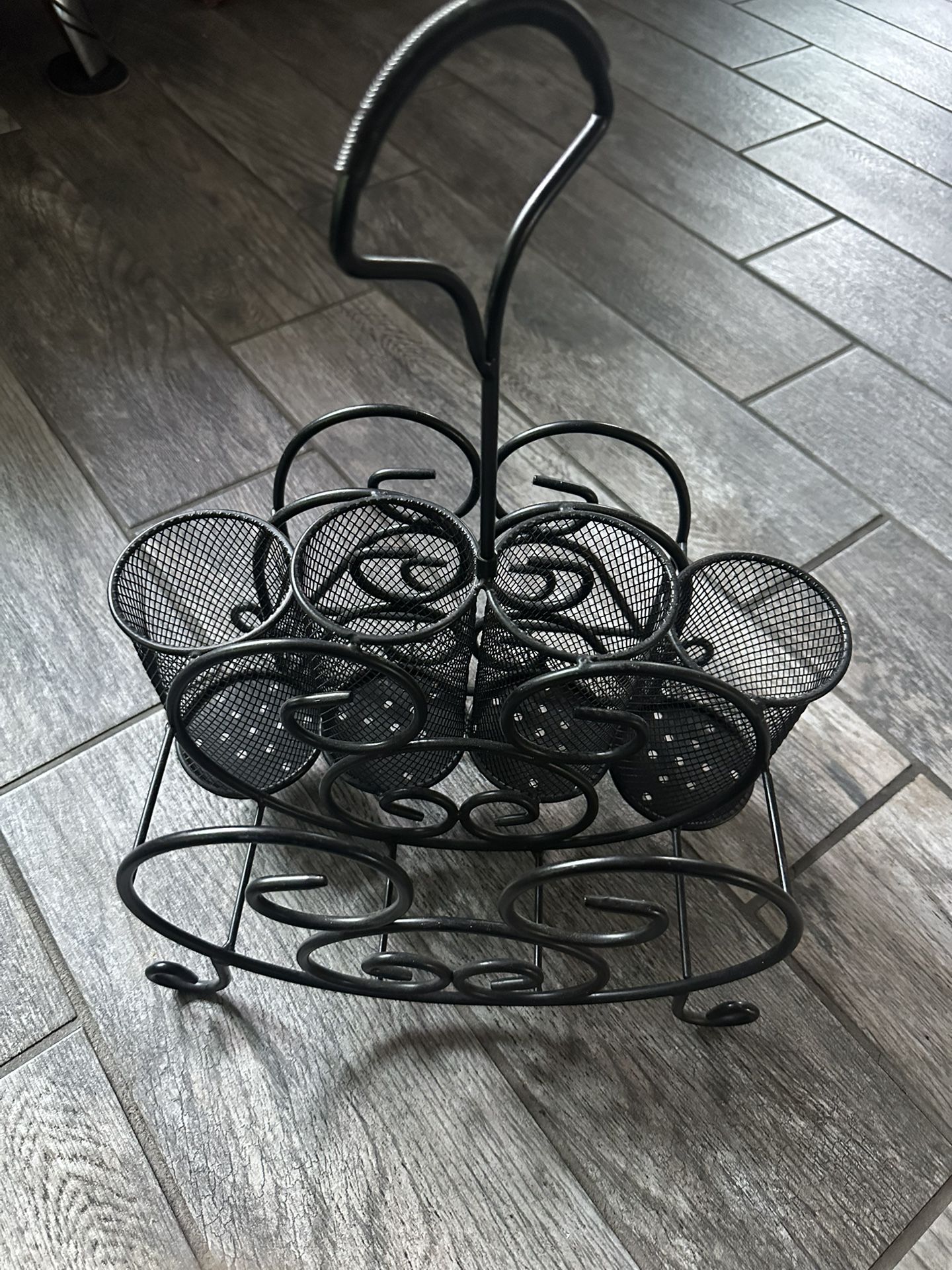 Metal  Fish Flatware Rack Holder