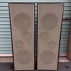 Vintage 1960s “Fender” Style Guitar/bass Speaker Cabinets with Jensen Speakers